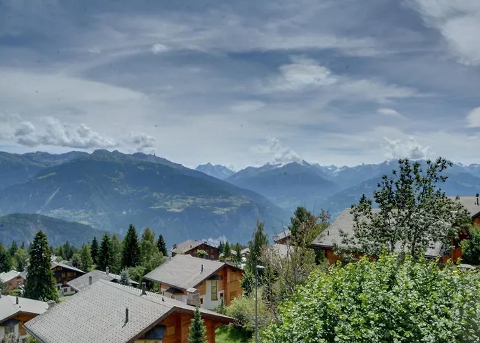 シャレー Cytises A Avec Vue Sur Les Alpes
