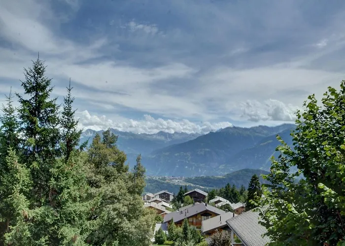 シャレー Cytises A Avec Vue Sur Les Alpes